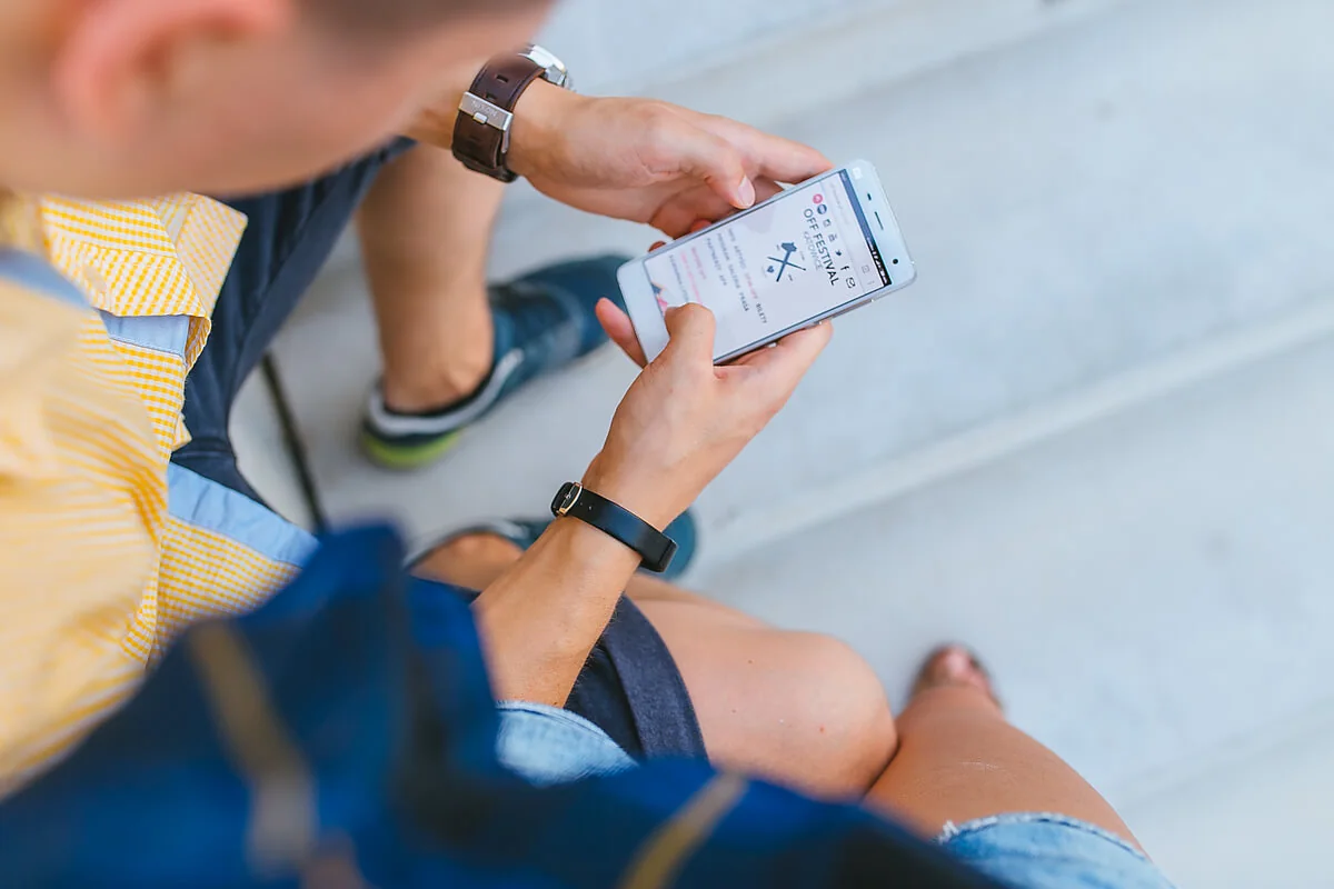Brand advocate posting social media messages
